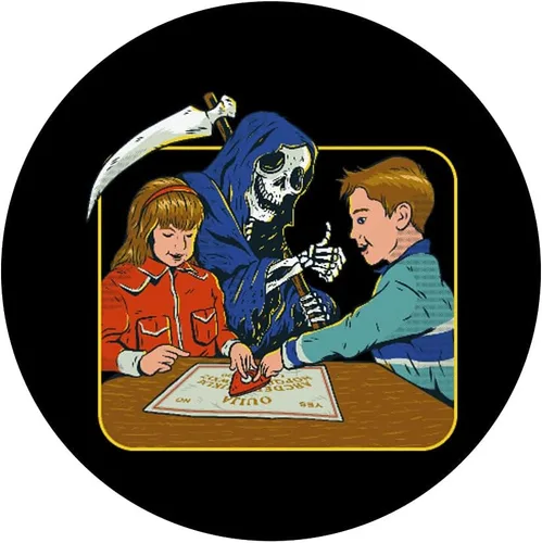 Miniatura 3 de Divertido juego de Halloween para niños, Ouija Board Retro Ironic PopSockets intercambiables PopGrip