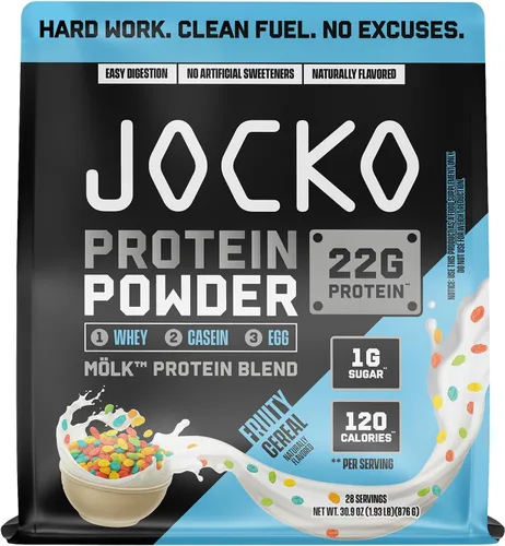 Miniatura 17 de Jocko Fuel Mölk Proteína en polvo de suero de leche 22g Mezcla baja en azúcar de fruta del monje - Recuperación muscular y crecimiento, el embalaje