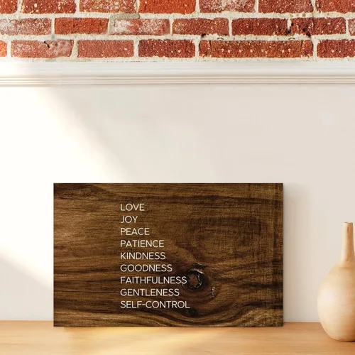 Miniatura 4 de Madcolitote Letreros de madera con versículo de la Biblia, letrero de madera cristiana, colgante de pared, arte de pared religioso para sala
