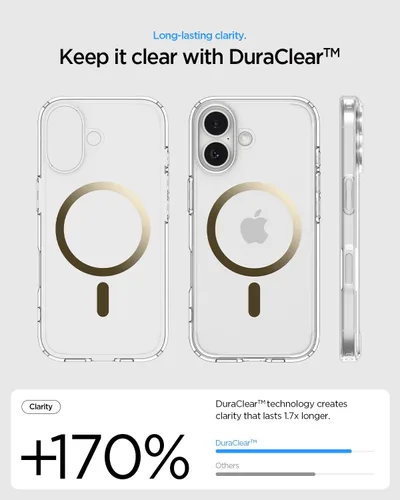 Miniatura 394 de Spigen Funda para iPhone 13 Mini, ultra híbrida MagFit [antiamarilleo] [compatible con Magsafe] - Transparente