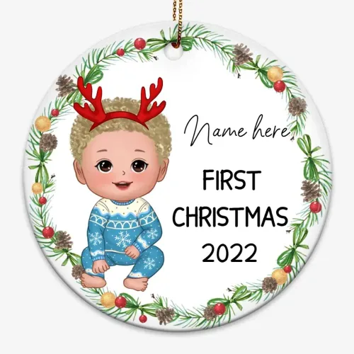 Miniatura 7 de Adorno personalizado para el árbol de Navidad para la primera Navidad, regalo para el nuevo padre de la madre de la protuberancia, adorno