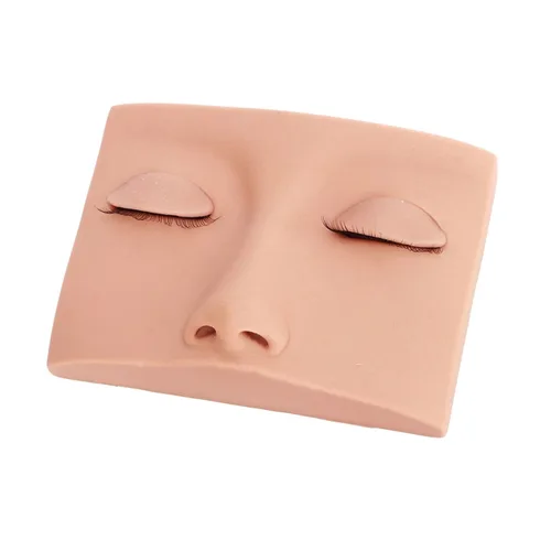 Miniatura 4 de Cabeza de maniquí de pestañas, cabeza de maniquí de pestañas de repuesto de silicona extraíble, extensión de pestañas, práctica de entrenamiento