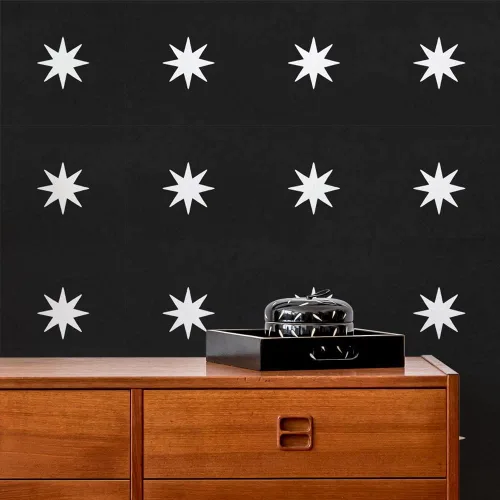 Miniatura 2 de Lone Star - Plantilla de azulejos geométricos de cemento para pintar azulejos, plantilla de estrella reutilizable para cambio de imagen del hogar