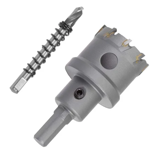 Miniatura 17 de Sierra de agujero TCT de 0.551 in, 9/16 pulgadas de diámetro de corte de carburo de tungsteno, abridor de agujeros con punta de carburo