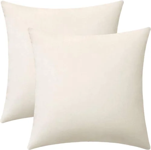 Miniatura 26 de Jeneoo Cómodas fundas de almohada de terciopelo suaves y gruesas para niños, para sofá, fundas de cojín decorativas sólidas cuadradas para Lavanda