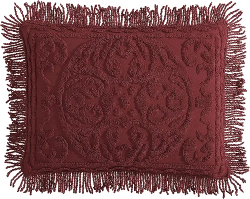 Miniatura 31 de Beatrice Home Fashions Colcha de Chenilla con Medallón, Full, Blanco