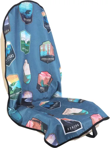 Miniatura 9 de Funda protectora de asiento de automóvil, para asientos delanteros, para entrenamiento de gimnasio, correr, nadar, playa y senderismo, impermeable