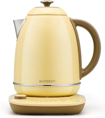 Miniatura 8 de BUYDEEM K740 - Tetera Eléctrica con Control de Temperatura, Mantiene Caliente por 12H, Ebullición Rápida, Hervidor de Agua de Acero Inoxidable