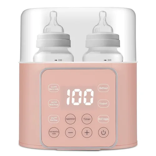 Miniatura 9 de Calentador de biberones 9 en 1, calentador de leche materna multifunción, calentador rápido de alimentos para bebés y calentador de descongelación