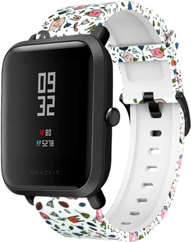 Miniatura 8 de Compatible con Amazfit Active 2 Square/Active 2 1/GTS 4 mini 4 3 2 2e 2 Mini/GTR 1.654 in/Bip 3 pro/Bip U pro/Bip S/Bip Lite correas de repuesto
