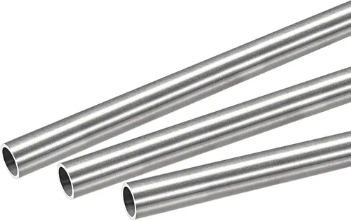 Miniatura 30 de uxcell Tubo redondo de acero inoxidable 304 0.197 in OD 0.024 in espesor de pared 9.843 in longitud 3 piezas