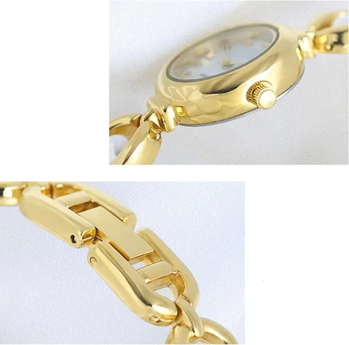 Miniatura 7 de ADSBIAOYE Elegante reloj de vestir de mujer perla reloj de moda oval dial regalo reloj impermeable para mujer