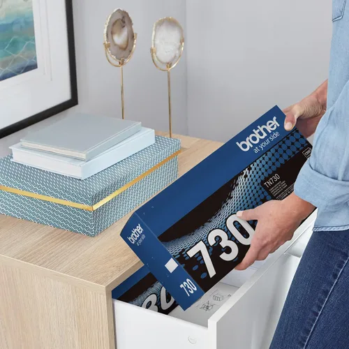Miniatura 5 de Brother TN730 - Cartucho de tóner negro de repuesto, rendimiento de páginas de hasta 1200 páginas, cartucho de reposición Amazon Dash (paquete de 3)