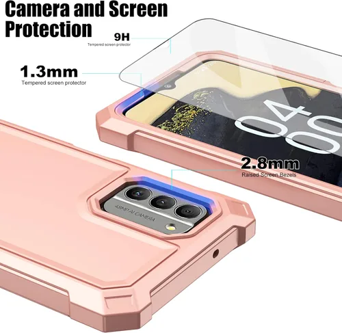 Miniatura 5 de Ailiber Funda para Nokia G310, Nokia G310 con protector de pantalla, protección de estructura de 2 capas, esquinas que absorben los golpes, Esquinas