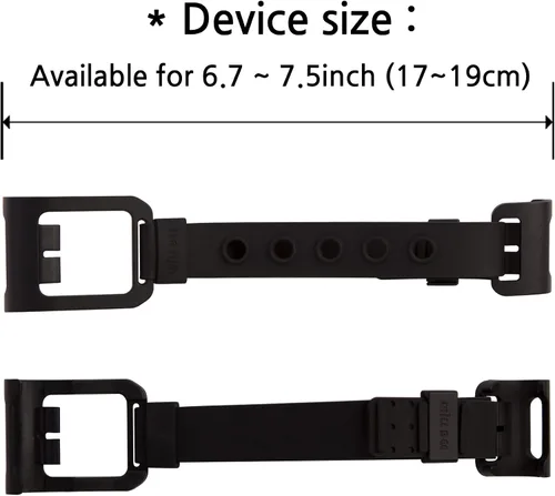 Miniatura 2 de WiLLBee CLIPON - Correa de silicona suave doble para Kindle, soporte de mano compatible con Kindle Paperwhite (6.8 pulgadas) / Kindle Fire 7
