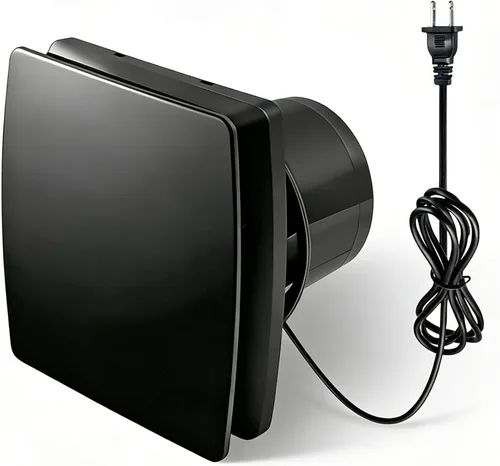 Miniatura 10 de Extractor de pared de 4 pulgadas, 50CFM silencioso para montaje en pared para cocina, baño, taller, garaje (cable ETL)
