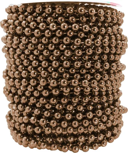 Miniatura 28 de Mandala Crafts Rollo de cadena de perlas negras de 0.157 pulgadas (0.157 in), guirnalda de perlas de 44 yardas para decoración de bodas, arreglos