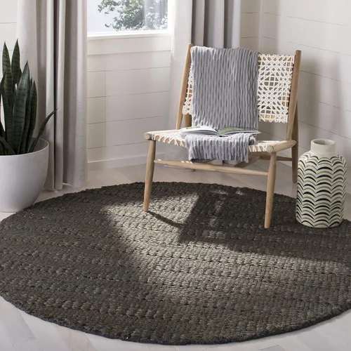 Miniatura 41 de SAFAVIEH Natural Fiber Collection - Alfombra decorativa de 2 x 3 pies, color lejía, yute hecho a mano, diseño trenzado tejido, ideal para entrada
