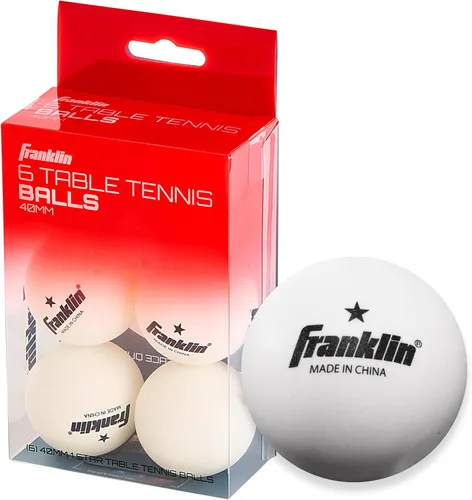 Miniatura 10 de Franklin Sports Pelotas de tenis de mesa - Pelotas de tenis de mesa de tamaño y peso oficial 40mm - Pelotas profesionales de una estrella - Paquetes