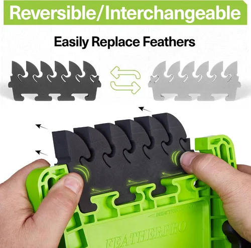 Miniatura 3 de BOW Products FeatherPRO FP1 - Guía de plumas para sierras de mesa, mesas de router y sierras de cinta - Plumas de EVA que reducen el retroceso