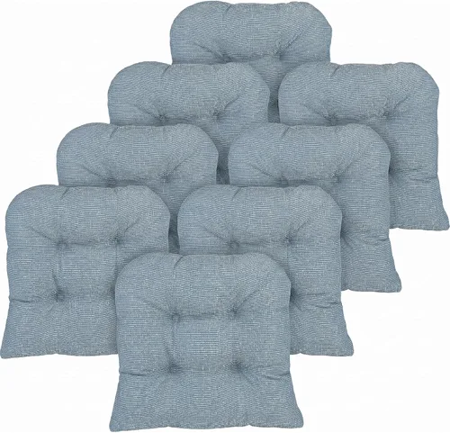 Miniatura 101 de Klear Vu Gripper Overstuffed - Cojines universales antideslizantes para silla de comedor para decoración de cocina o uso de oficina, almohadilla