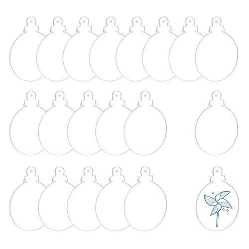 Miniatura 8 de NBEADS 20 hojas de acrílico transparente, círculos acrílicos redondos de 3.0 x 0.2 in, hojas de acrílico en blanco, paneles acrílicos para proyectos