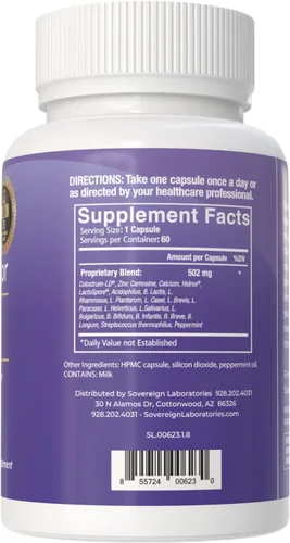 Miniatura 3 de GastroDefense Stomach Armor - Probiótico y preestable - Calostro liposomal LD mejorado. Las manchas beneficiosas colonizan y promueven la salud