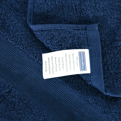 Miniatura 3 de Boston Linen Co. - Juego de 6 toallas de baño, 2 toallas de mano, 2 toallas de baño y 2 toallas faciales, 100% algodón de calidad hotelera, suave