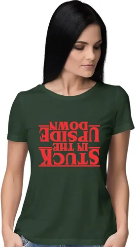 Miniatura 11 de Go All Out Camiseta para mujer Stuck in The Upside Down