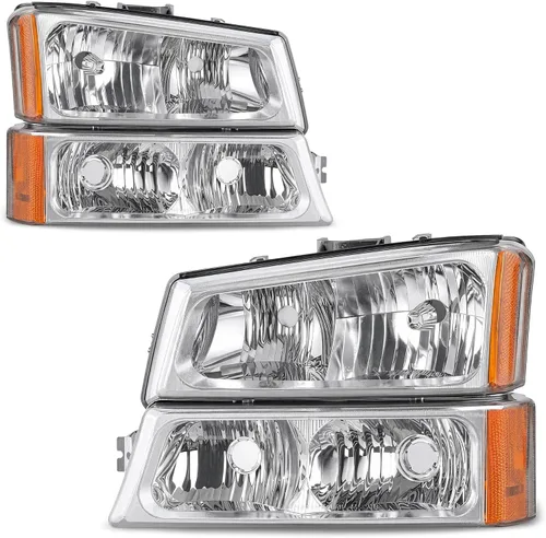 Miniatura 13 de AUTOSAVER88 - Juego de faros delanteros compatible con 2003 2004 2005 2006 Chevy Silverado Avalanche 1500 1500HD 2500 2500HD 3500/2007 Classic OE
