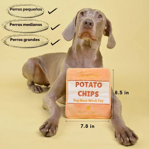 Miniatura 4 de CHEWFFON Juguetes de Rompecabezas de Enriquecimiento para Perros, Juguete Interactivo Snuffle Crinkle para Premios contra el Aburrimiento