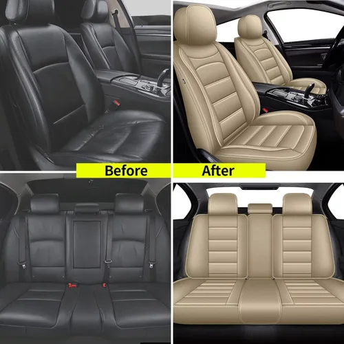 Miniatura 5 de IKABEVEM Juego completo de fundas de asiento de automóvil para Chevrolet/Chevy Colorado 2015-2025 2026: accesorios interiores de automóvil de 5