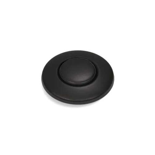 Botón pulsador con interruptor para fregadero InSinkErator SinkTop, STC-MTBLK Negro mate