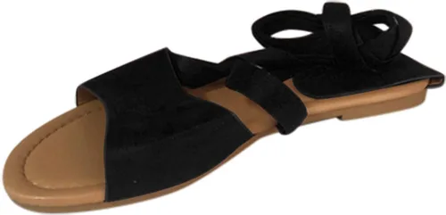 Miniatura 5 de Gibobby Womens Sandals Sandalias casuales de verano cómodas con tiras, sandalias bohemias casuales con cordones, sandalias planas de playa, zapatos