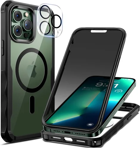 Miniatura 16 de seacosmo para iPhone Air Funda, Carcasa Completa con Protector de Privacidad de Vidrio Templado 9H Integrado y Protector de Lente de Cámara