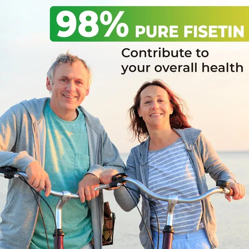 Miniatura 4 de Fisetin 1200mg Fisetin Liposomal Suplementos 98% Pure Fisetin Polifenoles Antioxidantes Inmunidad Salud Envejecimiento Apoyo cognitivo Sin OGM 60