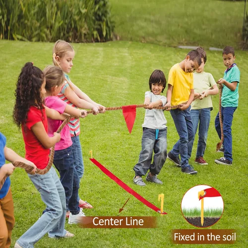 Miniatura 4 de Juegos al aire libre de tira y afloja con cuerda para niños y adultos, juegos de día de campo, reunión familiar, fiesta de cumpleaños