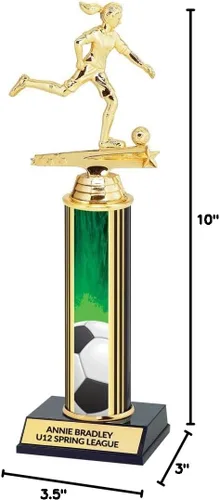Miniatura 2 de Soccer Trophies for Boys and Girls with Custom Personalization, Futbol Award for Kids with Engraving