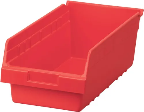 Miniatura 10 de Akro-Mils 30088 ShelfMax - Caja de almacenamiento de plástico para anidar, 18 pulgadas de largo por 8 pulgadas de ancho por 6 pulgadas de alto, Azul