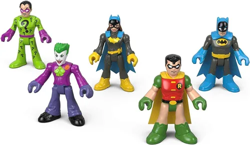 Miniatura 2 de Fisher-Price Imaginext DC Heroes and Super Villains - Figura de acción (5 unidades)