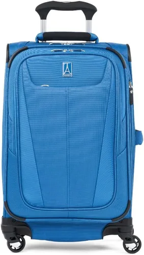Miniatura 76 de Travelpro Maxlite 5 - Juego de 2 piezas de equipaje de mano de tela, expandibles con 4 ruedas giratorias, bolso blando para debajo del asiento, Negro