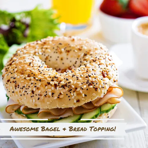 Miniatura 4 de It's Delish, mezcla de condimentos Everything Bagel de It's Delish, tarro mediano de 9 onzas, mezcla de condimentos de especias de bagel totalmente