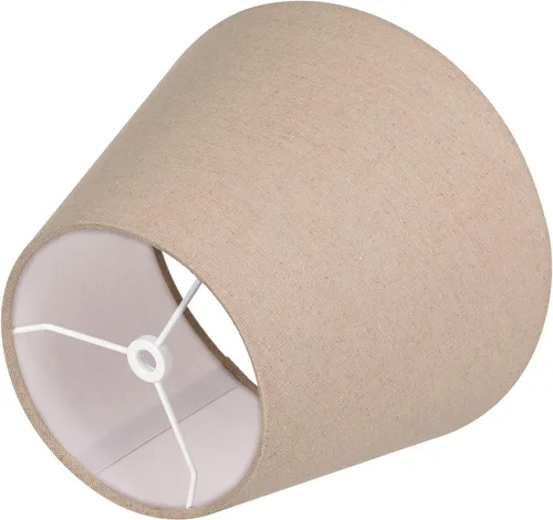 Miniatura 3 de ALUCSET Pantalla de lámpara pequeña, pantalla de tela de barril para lámpara de mesa y luz de pie, 6 pulgadas de diámetro superior x 10 pulgadas