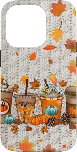 Miniatura 17 de iPhone 16 Acción de Gracias Otoño Hojas Otoño Calabaza Especias Funda