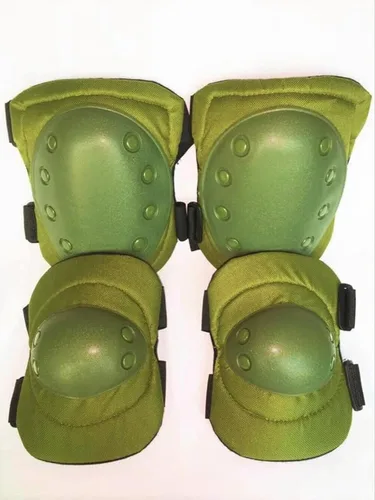 Miniatura 4 de Juego de rodilleras tácticas para coderas, coderas, rodilleras, coderas, combate, paintball, patinaje, deportes al aire libre, equipo de protección