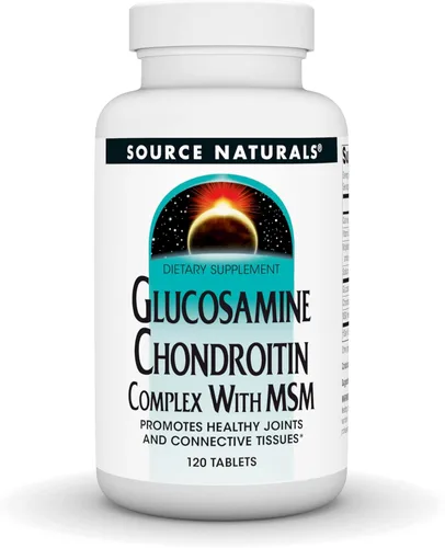Source Naturals Complejo De Glucosamina Condroitina Con MSM - 120 Tabletas