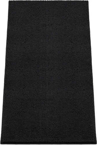 Miniatura 30 de Alfombra absorbente para perros para patas sucias, 120" x 36" alfombras de chenilla para interiores para la entrada, alfombra antideslizante lavable