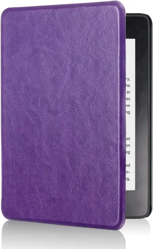 Miniatura 11 de SCSVPN Funda para Kindle de 10ª generación de 6 pulgadas (versión 2019, modelo J9G29R), funda de cuero de alta calidad ultra fina y ligera con Negro