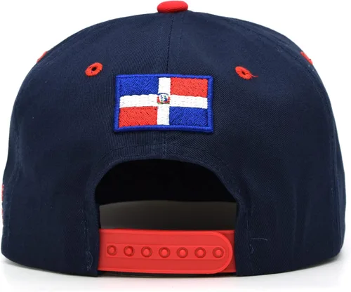 Miniatura 3 de Republica Dominicana Gorra de Béisbol RD Algodón República Dominicana DR El Snapback Sombrero Nuevo