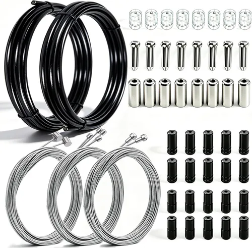 weideer Cable de freno de bicicleta Cable de cambio Kit de carcasa de cable de bicicleta Kit de cable de freno de bicicleta Línea de transmisión de